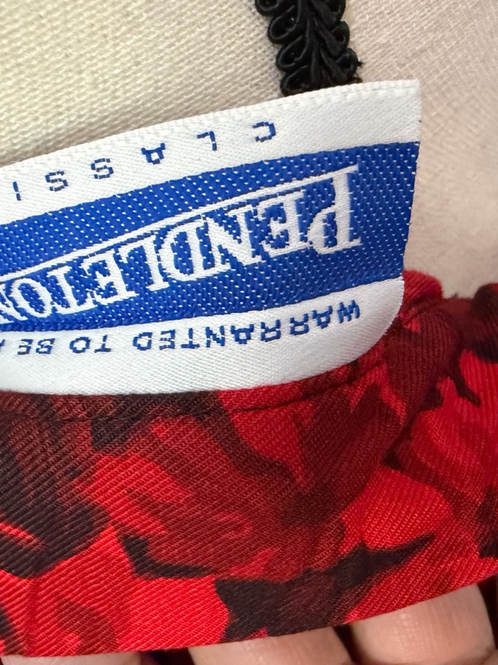 Pendleton Red Floral Maxi Skirt - Picture 4 of 5